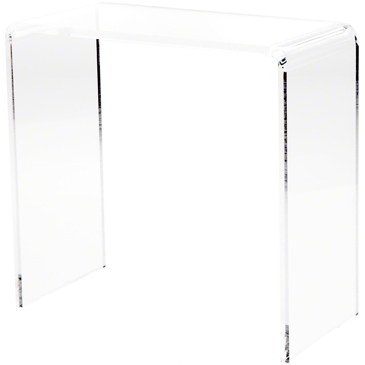 Plymor Clear Acrylic Vertical Rectangular Display Riser